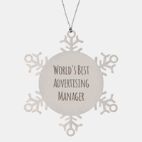 Load image into Gallery viewer, Advertising Manager Ornament Christmas Gift Stainless Steel Snowflake Ornament
