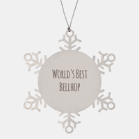 Load image into Gallery viewer, Bellhop Ornament Christmas Gift Stainless Steel Snowflake Ornament
