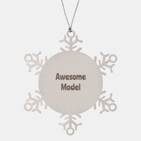 Load image into Gallery viewer, Model Gift Stainless Steel Snowflake Ornament Christmas Gift Awesome
