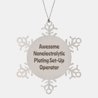 Load image into Gallery viewer, Nonelectrolytic Plating Set Up Operator Gift Stainless Steel Snowflake Ornament Christmas Gift Awesome
