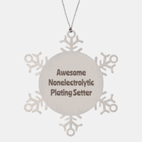 Load image into Gallery viewer, Nonelectrolytic Plating Setter Gift Stainless Steel Snowflake Ornament Christmas Gift Awesome
