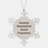 Load image into Gallery viewer, Numerical Tool Control Programmer Gift Stainless Steel Snowflake Ornament Christmas Gift Awesome
