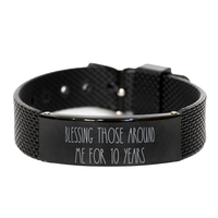 Load image into Gallery viewer, 10th Birthday Bracelet for Men, Blessing Those Around Me for 10 Years, 10th Birthday Jewelry for Boys – front view
