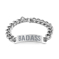 Load image into Gallery viewer, Badass Cuban Link Bracelet – front view
