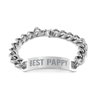 Load image into Gallery viewer, Best Pappy Cuban Link Bracelet – front view
