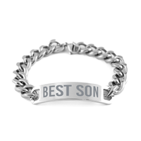 Load image into Gallery viewer, Best Son Cuban Link Bracelet – front view
