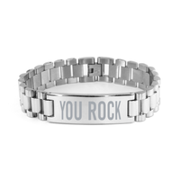 Load image into Gallery viewer, You Rock Ladder Stainless Steel Bracelet – front view
