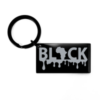 Load image into Gallery viewer, Black Africa Drippin KeyChain, African American Key Chain – front view
