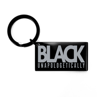 Load image into Gallery viewer, Black Unapologetically KeyChain, African American Key Chain – front view
