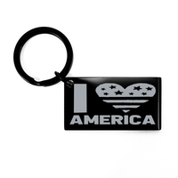 Load image into Gallery viewer, I Love America Keychain – front view
