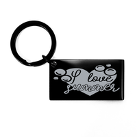 Load image into Gallery viewer, I Love Summer Keychain – front view
