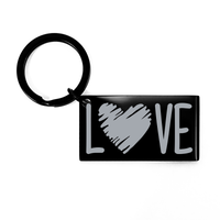 Load image into Gallery viewer, Love Sketch Keychain – front view
