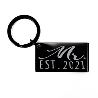 Load image into Gallery viewer, Mr Est 2021 Keychain – front view
