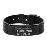 Load image into Gallery viewer, Remember I Love You Niece Bracelet – front view
