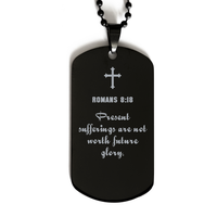 Load image into Gallery viewer, Romans 8 18 Gifts for Men - Present sufferings are not worth future glory – front view

