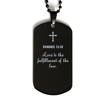 Load image into Gallery viewer, Romans 13 10 Gifts for Men - Love is the fulfillment of the law – front view
