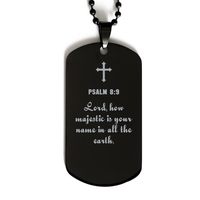 Load image into Gallery viewer, Psalm 8 9 Gifts for Men - Lord how majestic is your name in all the earth – front view
