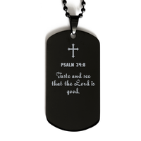 Load image into Gallery viewer, Psalm 34 8 Gifts for Men - Taste and see that the Lord is good – front view
