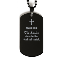 Load image into Gallery viewer, Psalm 34 18 Gifts for Men - The Lord is close to the brokenhearted – front view

