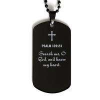 Load image into Gallery viewer, Psalm 139 23 Gifts for Men - Search me O God and know my heart – front view
