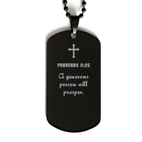 Load image into Gallery viewer, Proverbs 11 25 Gifts for Men - A generous person will prosper – front view
