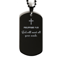 Load image into Gallery viewer, Philippians 4 19 Gifts for Men - God will meet all your needs – front view
