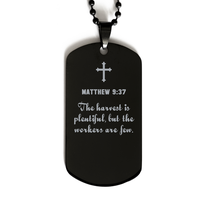 Load image into Gallery viewer, Matthew 9 37 Gifts for Men - The harvest is plentiful but the workers are few – front view
