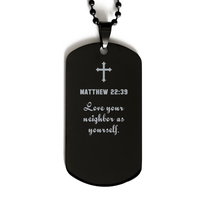 Load image into Gallery viewer, Matthew 22 39 Gifts for Men - Love your neighbor as yourself – front view
