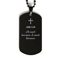 Load image into Gallery viewer, John 3 30 Gifts for Men - He must increase I must decrease – front view
