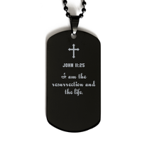 Load image into Gallery viewer, John 11 25 Gifts for Men - I am the resurrection and the life – front view
