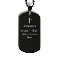 Load image into Gallery viewer, Jeremiah 31 3 Gifts for Men - I have loved you with everlasting love – front view
