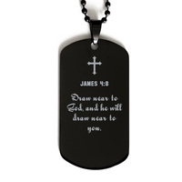 Load image into Gallery viewer, James 4 8 Gifts for Men - Draw near to God and he will draw near to you – front view
