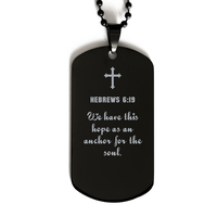 Load image into Gallery viewer, Hebrews 6 19 Gifts for Men - We have this hope as an anchor for the soul – front view
