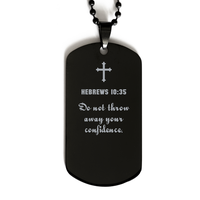 Load image into Gallery viewer, Hebrews 10 35 Gifts for Men - Do not throw away your confidence – front view
