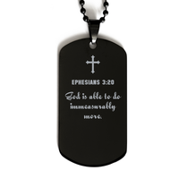 Load image into Gallery viewer, Ephesians 3 20 Gifts for Men - God is able to do immeasurably more – front view
