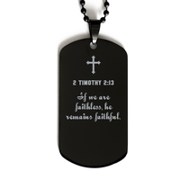 Load image into Gallery viewer, 2 Timothy 2 13 Gifts for Men - If we are faithless he remains faithful – front view

