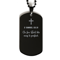 Load image into Gallery viewer, 2 Samuel 22 31 Gifts for Men - As for God his way is perfect – front view
