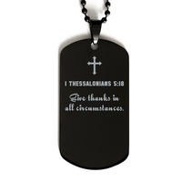 Load image into Gallery viewer, 1 Thessalonians 5 18 Gifts for Men - Give thanks in all circumstances – front view
