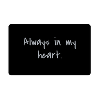 Load image into Gallery viewer, Always in my heart Wallet Card for Valentines Day Birthday Christmas Anniversary – front view
