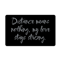 Load image into Gallery viewer, Distance means nothing my love stays strong Wallet Card for Valentines Day Birthday Christmas Anniversary – front view
