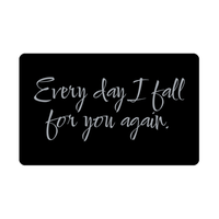 Load image into Gallery viewer, Every day I fall for you again Wallet Card for Valentines Day Birthday Christmas Anniversary – front view
