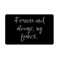 Load image into Gallery viewer, Forever and always my fiance Wallet Card for Valentines Day Birthday Christmas Anniversary – front view
