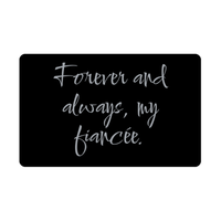Load image into Gallery viewer, Forever and always my fiancee Wallet Card for Valentines Day Birthday Christmas Anniversary – front view
