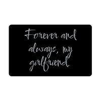 Load image into Gallery viewer, Forever and always my girlfriend Wallet Card for Valentines Day Birthday Christmas Anniversary – front view

