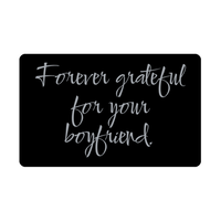 Load image into Gallery viewer, Forever grateful for your boyfriend Wallet Card for Valentines Day Birthday Christmas Anniversary – front view
