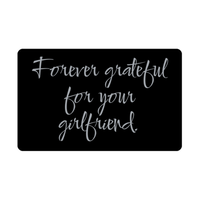 Load image into Gallery viewer, Forever grateful for your girlfriend Wallet Card for Valentines Day Birthday Christmas Anniversary – front view
