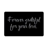 Load image into Gallery viewer, Forever grateful for your love Wallet Card for Valentines Day Birthday Christmas Anniversary – front view
