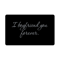 Load image into Gallery viewer, I boyfriend you forever Wallet Card for Valentines Day Birthday Christmas Anniversary – front view

