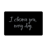 Load image into Gallery viewer, I choose you every day Wallet Card for Valentines Day Birthday Christmas Anniversary – front view
