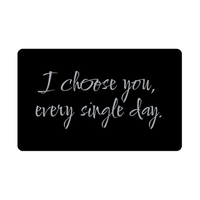 Load image into Gallery viewer, I choose you every single day Wallet Card for Valentines Day Birthday Christmas Anniversary – front view
